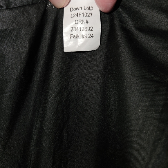 Eddie Bauer Forest Green Hooded Down Parka - Women's Petite Large - Picture 4 of 5